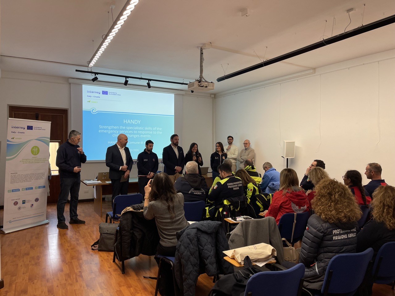 Galleria Progetto Interreg HANDY - la Sezione Protezione Civile della Regione Puglia ad Aquileia per attività di formazione ed esercitazione sul rischio idrogeologico - Diapositiva 2 di 5