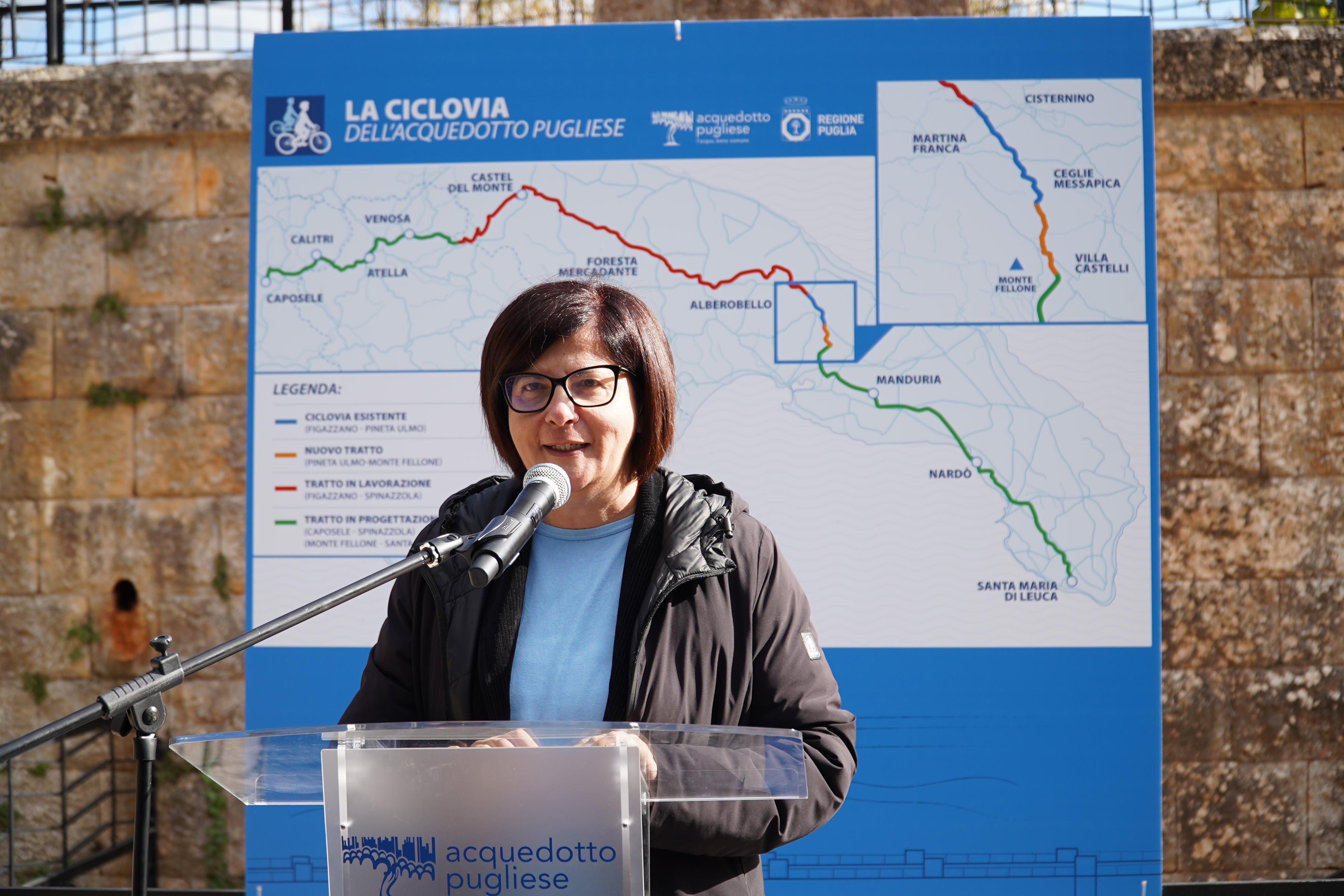 Galleria Cresce la Ciclovia dell’Acquedotto Pugliese, simbolo di sostenibilità e volano di sviluppo - Diapositiva 3 di 15