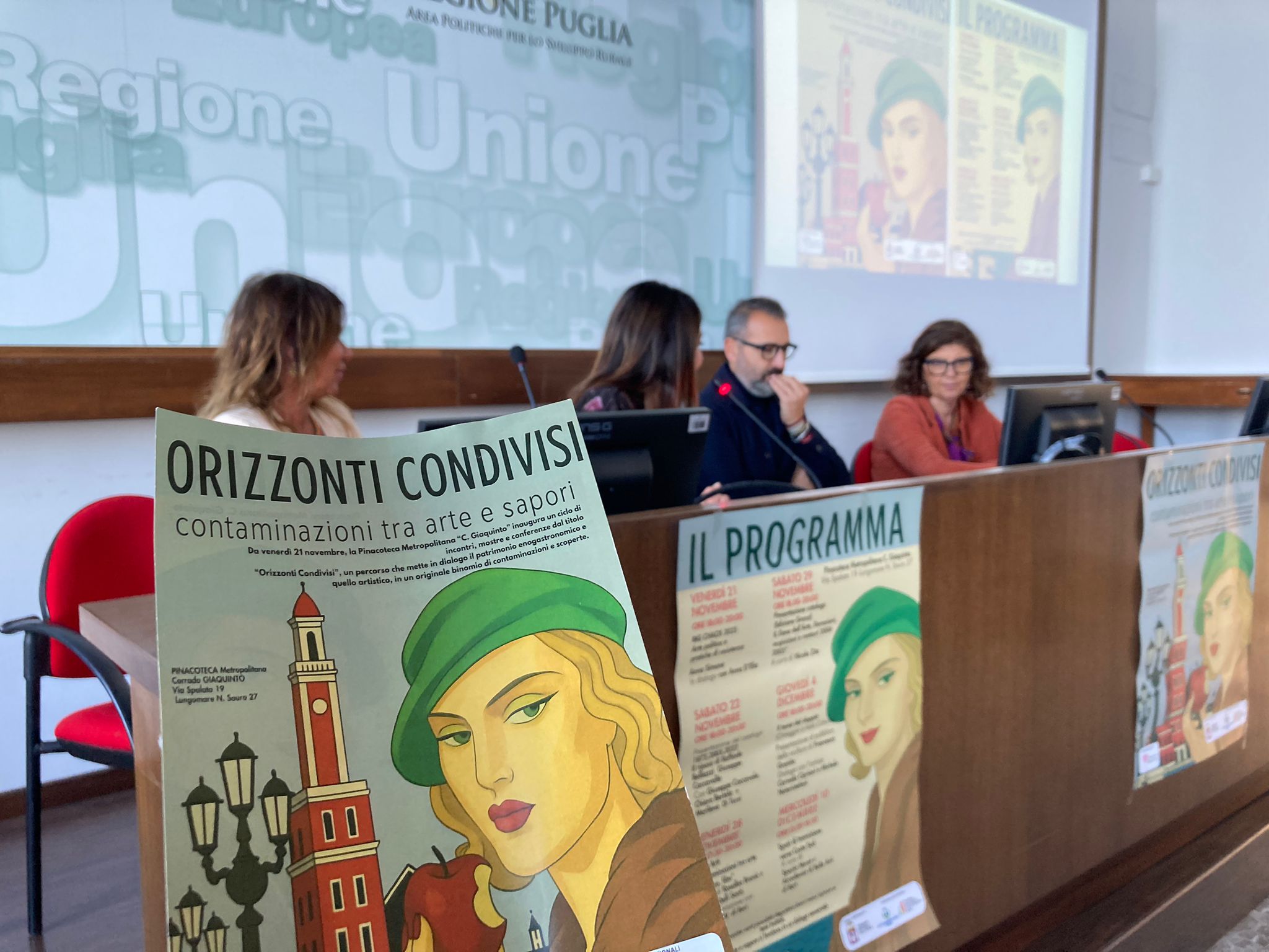 Galleria ‘Orizzonti Condivisi. Contaminazioni tra arte e sapori’: presentato il cartellone di eventi - Diapositiva 1 di 6