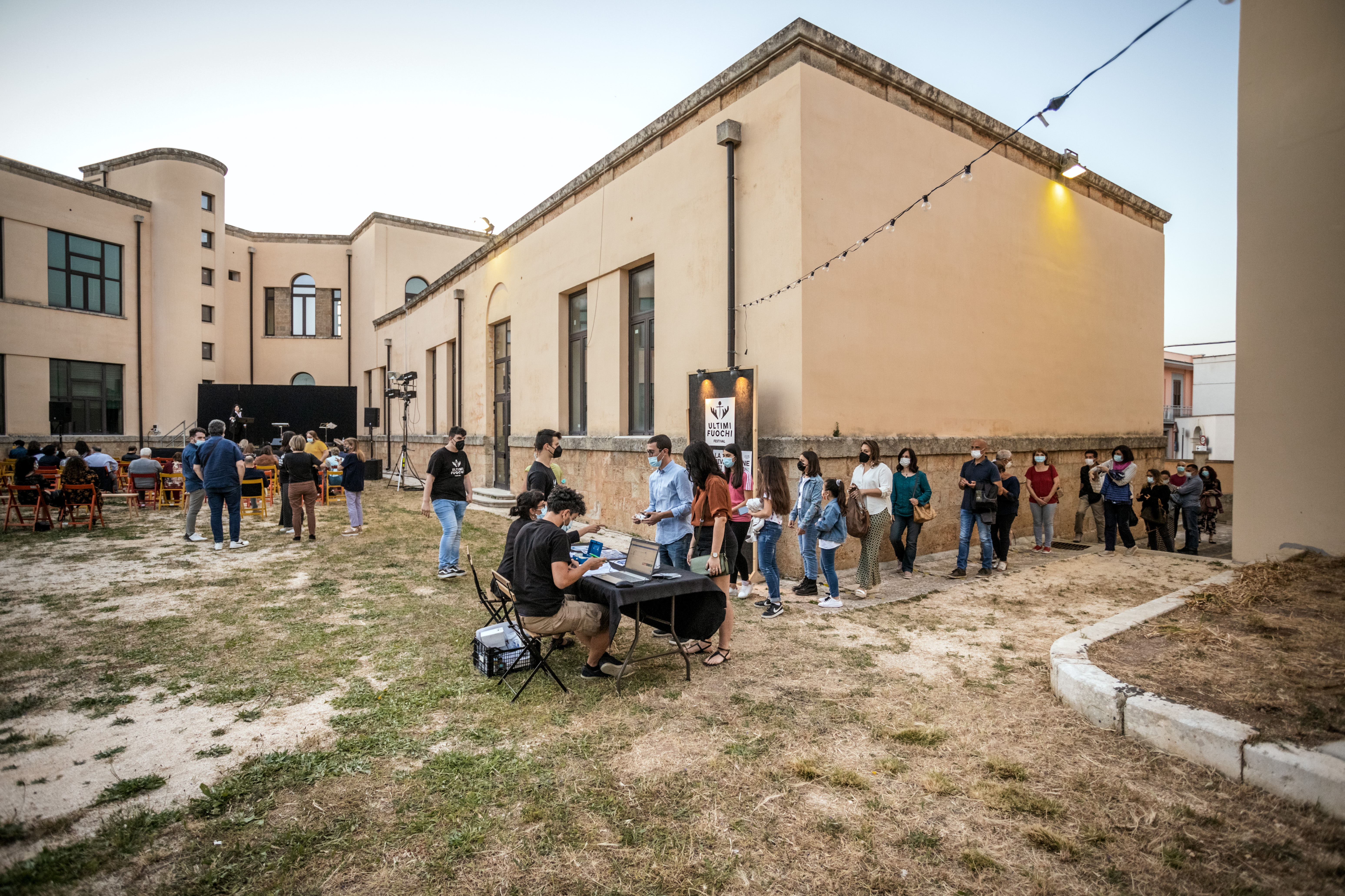 Il Cortile della Scuola De Amicis di Spongano